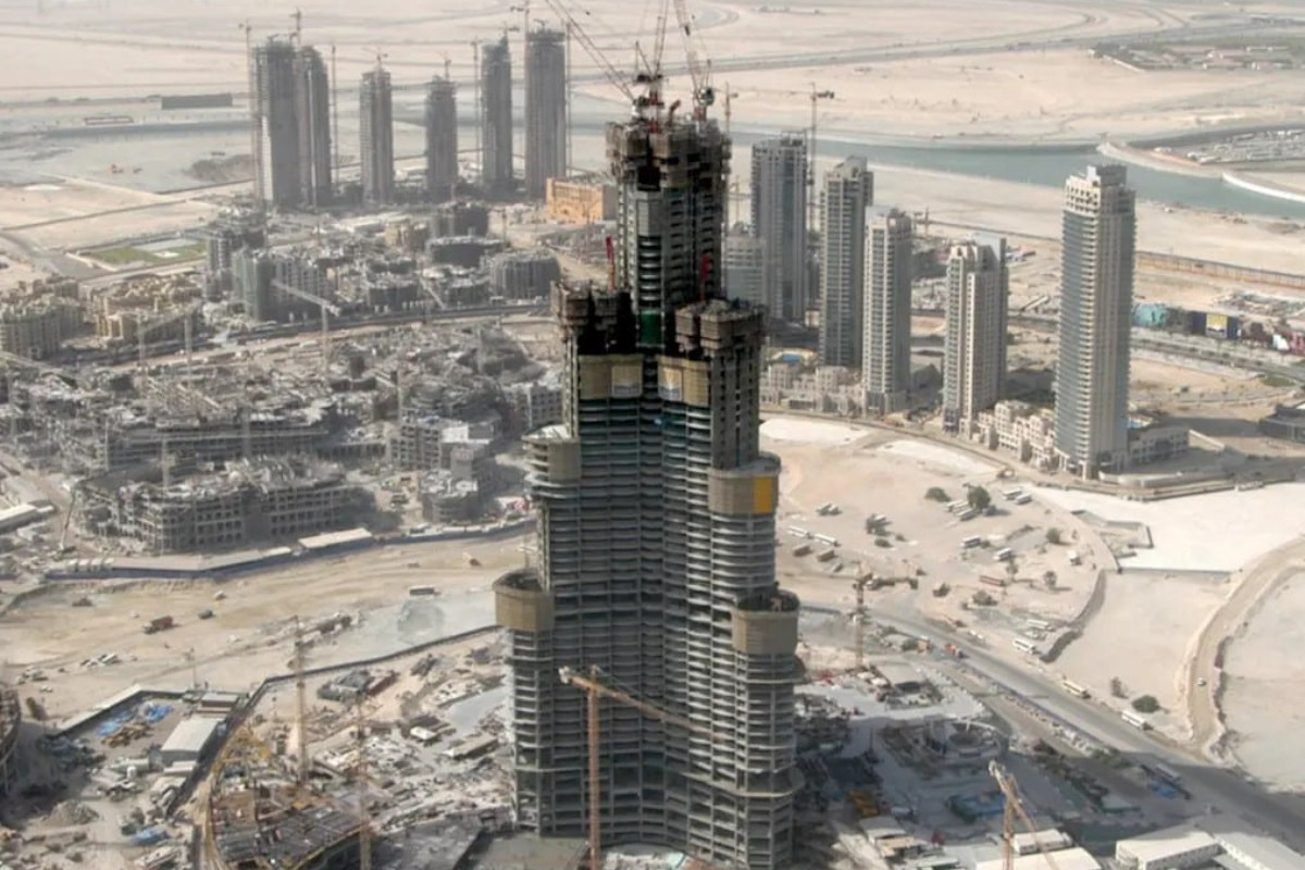 Burj Khalifa high-rise steel construction